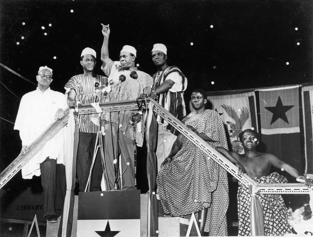 Independence-Day-Osagyefo Kwame Nkrumah at the Polo Grounds 1957